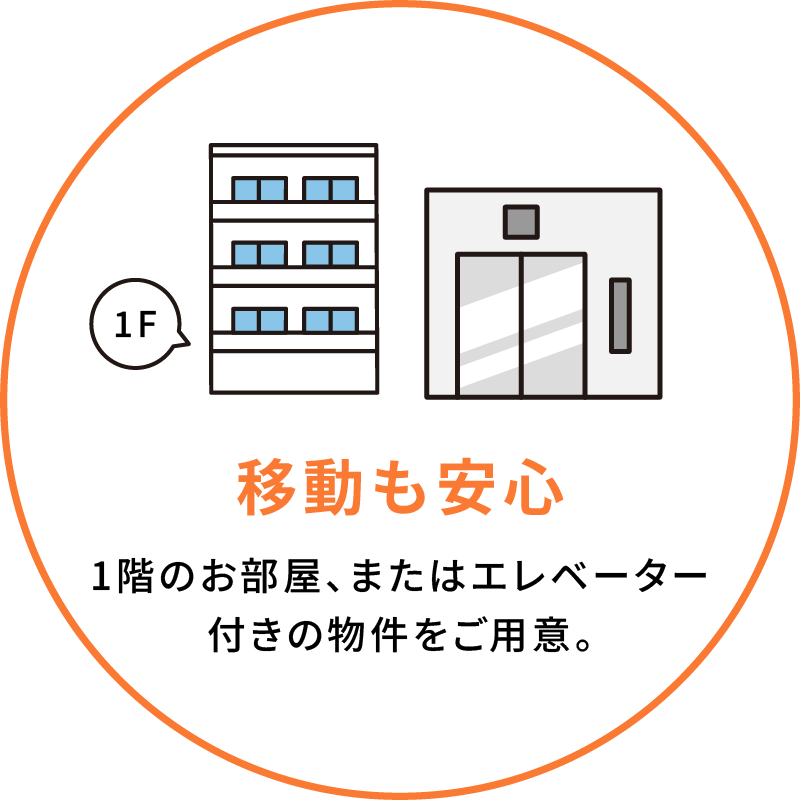移動も安心